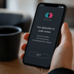 Raya waitlist explained person checking a pending raya waitlist explained private dating app application on a phone, representing the Raya waitlist explained..png